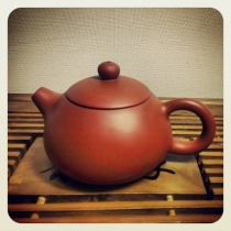 Глиняный чайник (рыжий), 250 мл